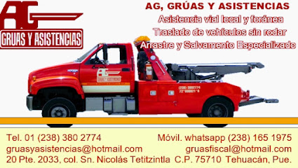 Negocio Ag, Grúas Y Asistencias
