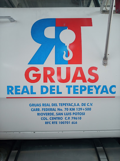 Negocio Grúas Real Del Tepeyac S.a. De C.v.